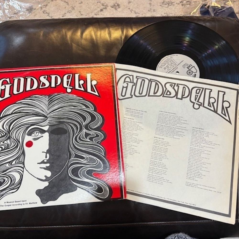 Godspell Original Cast Recording Vinyl LP 1971 Bell 1102 S Schwartz Byrd Art